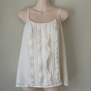 NWT! Ann Taylor LOFT Ivory Cami Size Medium Petite